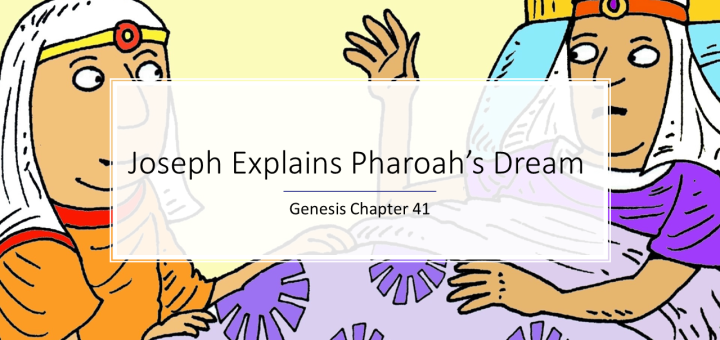 Children's Bible Story, Joseph Explains Pharaoh's Dream Source:LAMBSONGS ; http://www.lambsongs.co.nz